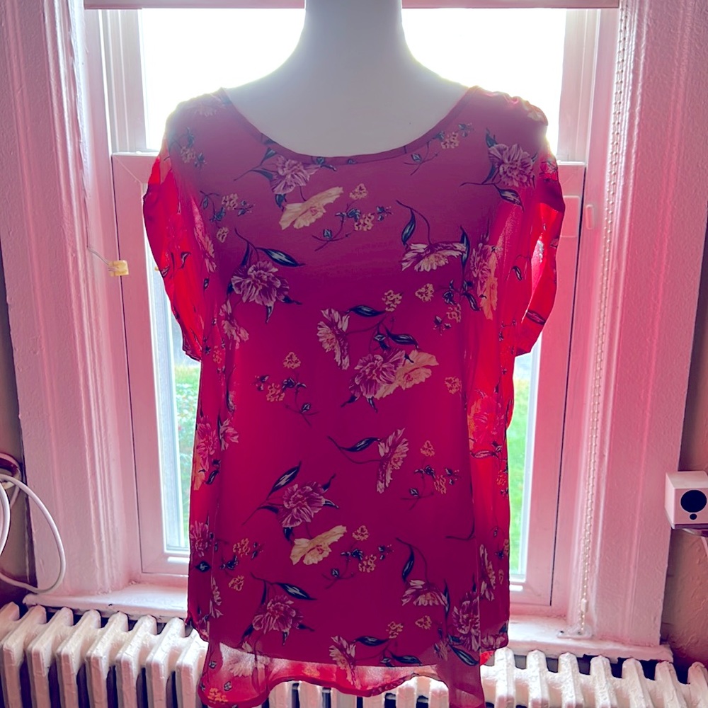 Multi print blouse